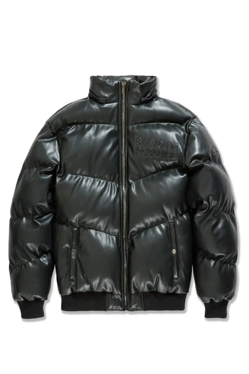 Men's SYIP Pu Puffer With Emboss Jacket - Image 5