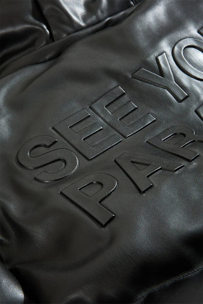 Men's SYIP Pu Puffer With Emboss Jacket - Image 10