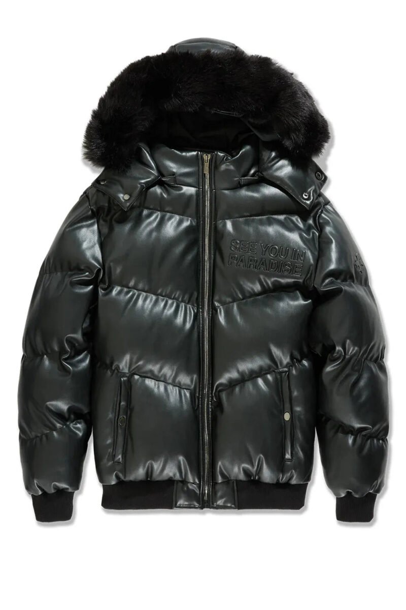 Men's SYIP Pu Puffer With Emboss Jacket - Image 2