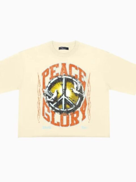 Men's Peace Glory Cropped T-Shirt