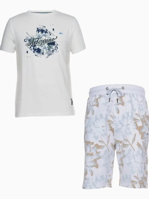 Men's Tom Chris Graphic T-Shirt and Shorts Outfit