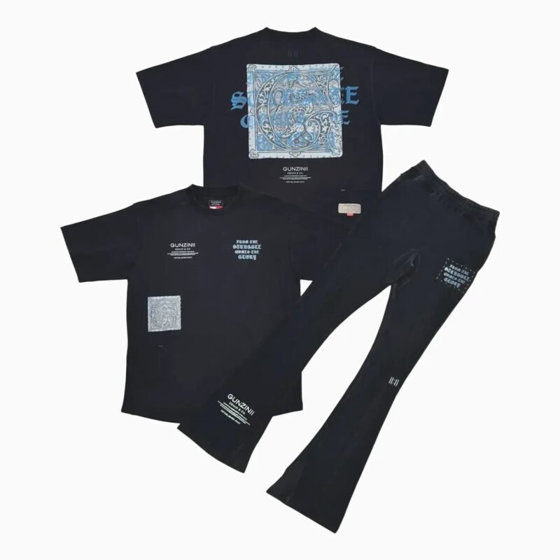Men's Savage Culture Graphic Co-ord Set – Black Edition - Image 2
