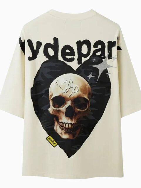 Men's Power Skull Camo Heart T-Shirt