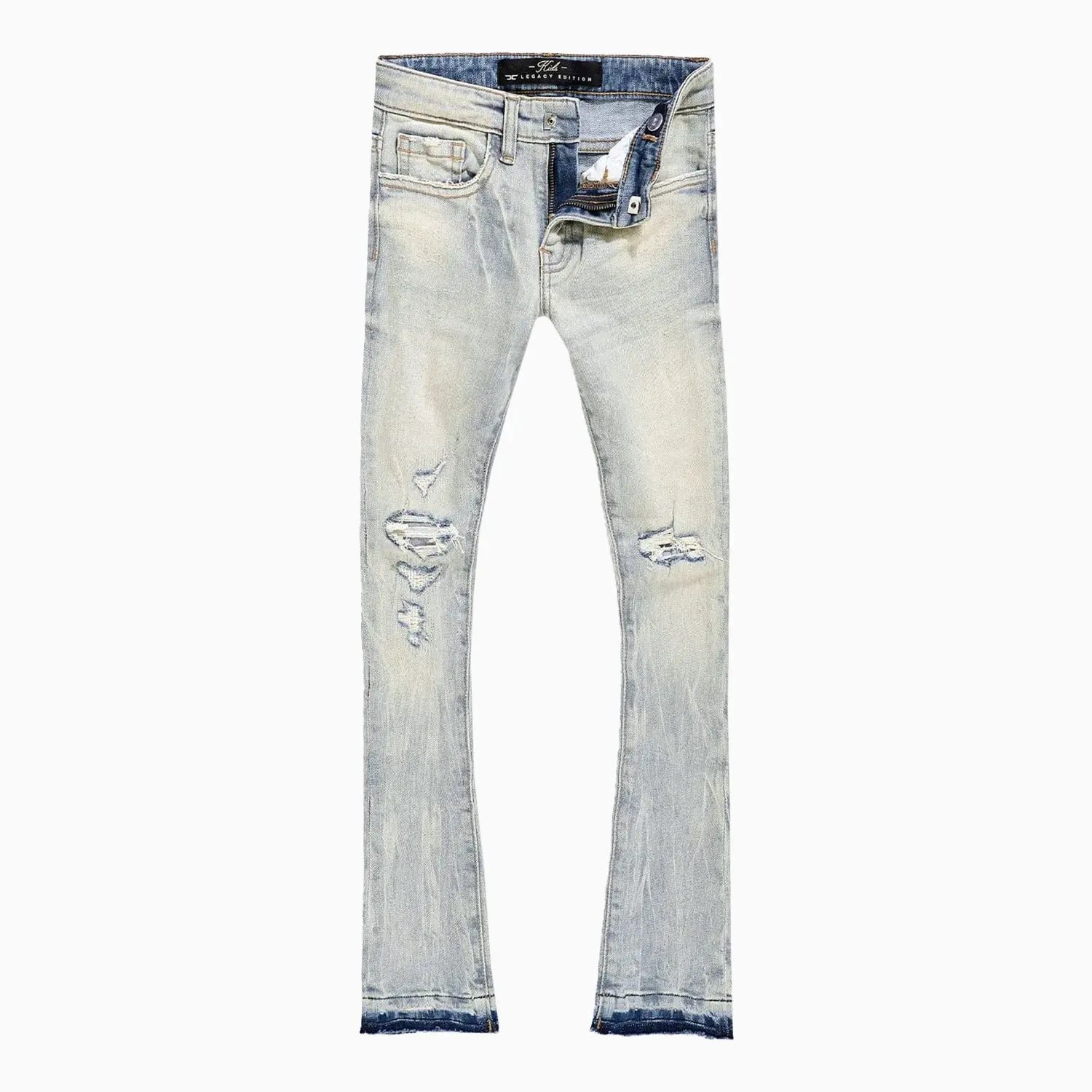 Men's Attitude Stacked Denim Pant