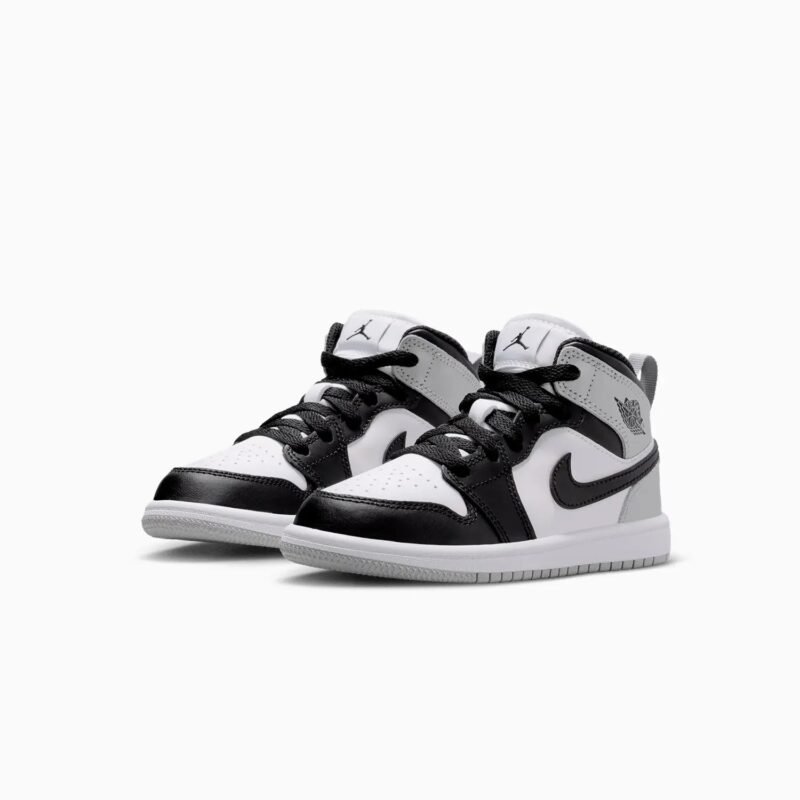 Kid's Air Jordan 1 Mid "Barons" Pre-School - Image 2
