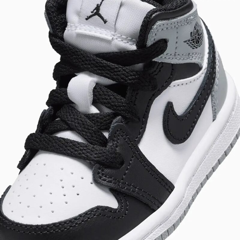 Kid's Air Jordan 1 Mid "Barons" Toddlers - Image 7
