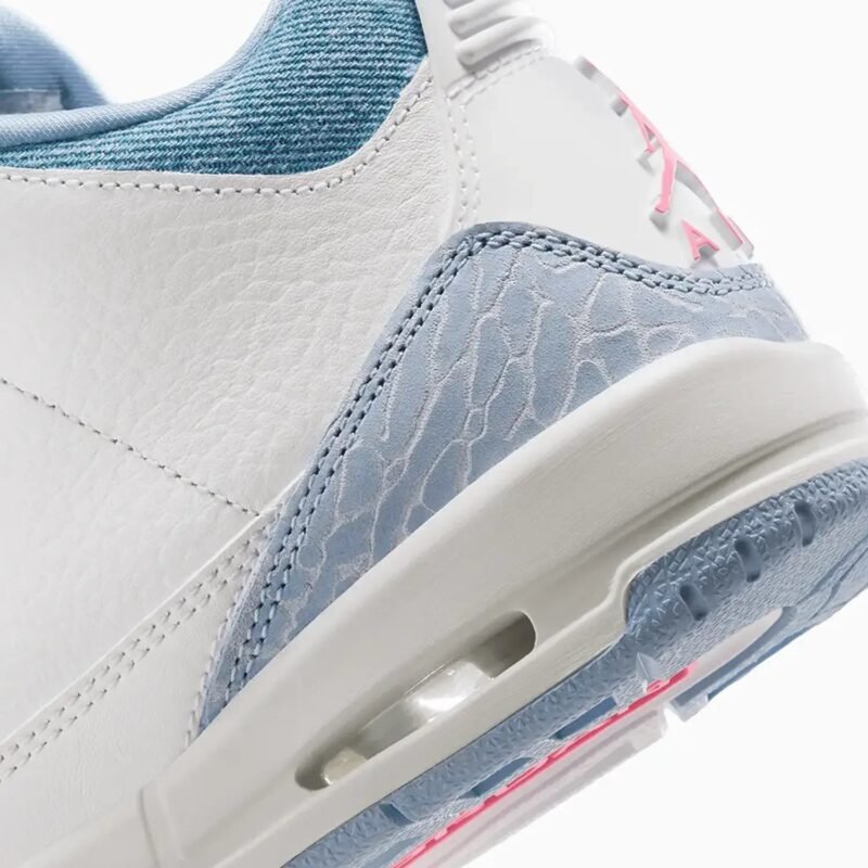 Kid's Air Jordan 3 Retro "White Cobalt Bliss" Grade School - Image 8