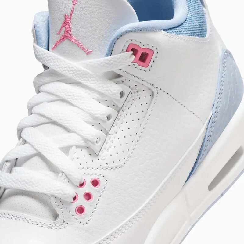Kid's Air Jordan 3 Retro "White Cobalt Bliss" Grade School - Image 7