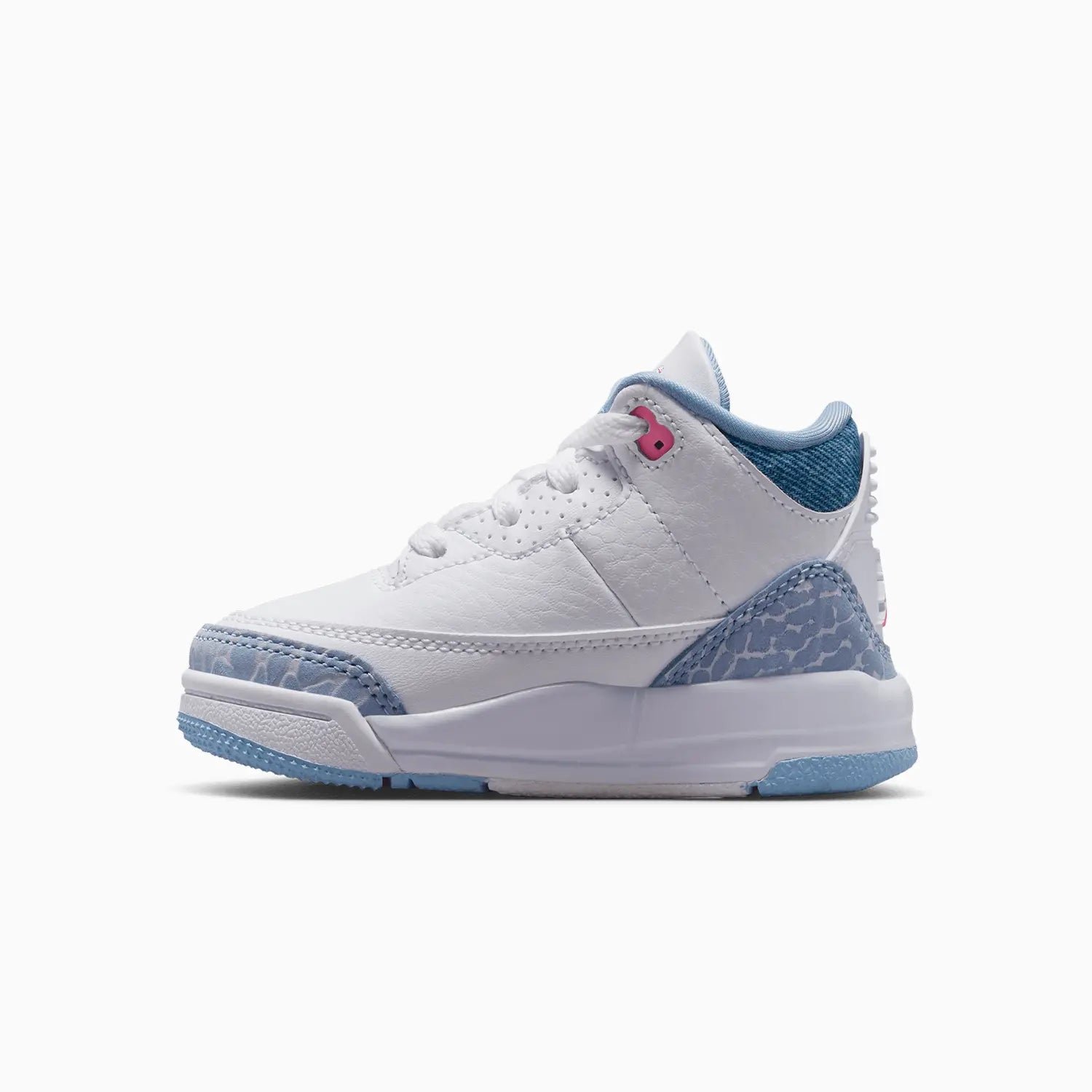 Kid's Air Jordan 3 Retro "White Cobalt Bliss" Toddlers - Image 4