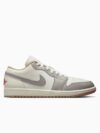 Men's Air Jordan 1 Low "Sail Fire Red College Grey"