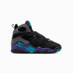 Kid's Air Jordan 8 Retro "Aqua " Grade School