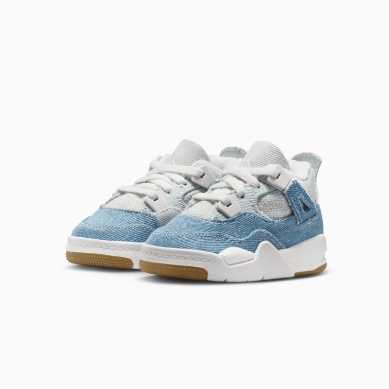 Kid's Jordan 4 Retro Tex "Denim" Toddlers - Image 2