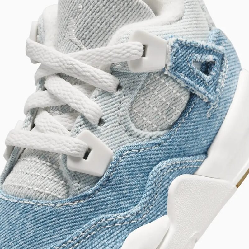Kid's Jordan 4 Retro Tex "Denim" Toddlers - Image 7