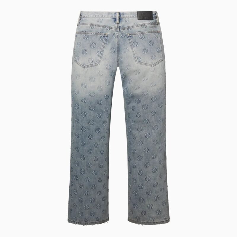 Men's Embossed Logo Denim Pant - Image 2