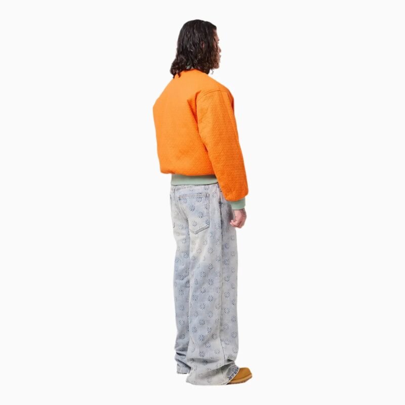 Men's Embossed Logo Denim Pant - Image 4