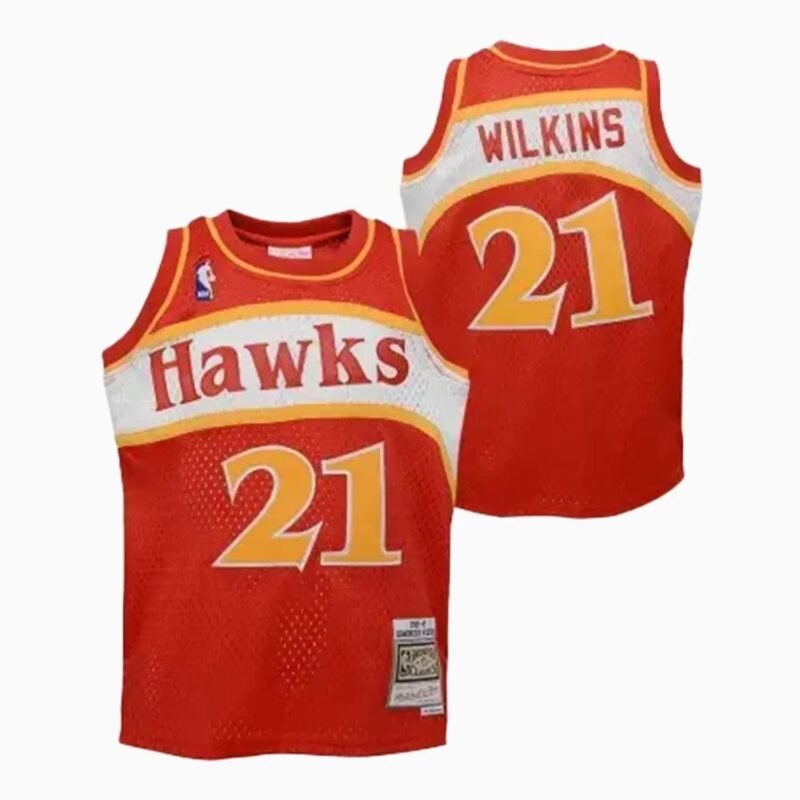 Swingman Dominique Wilkins Atlanta Hawks NBA Jersey - Image 3