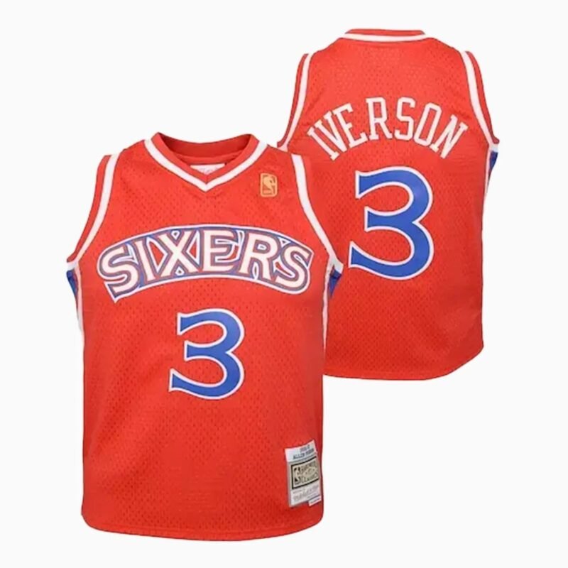 Swingman Allen Iverson Philadelphia 76Ers NBA Jersey - Image 3