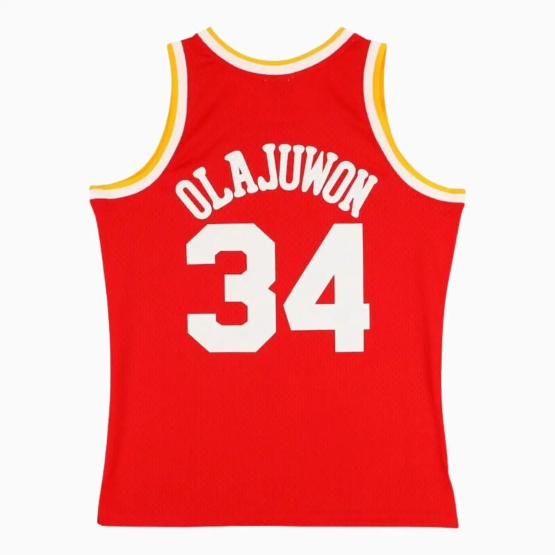 Swingman Hakeem Olajuwon Houston Rockets NBA Jersey - Image 3