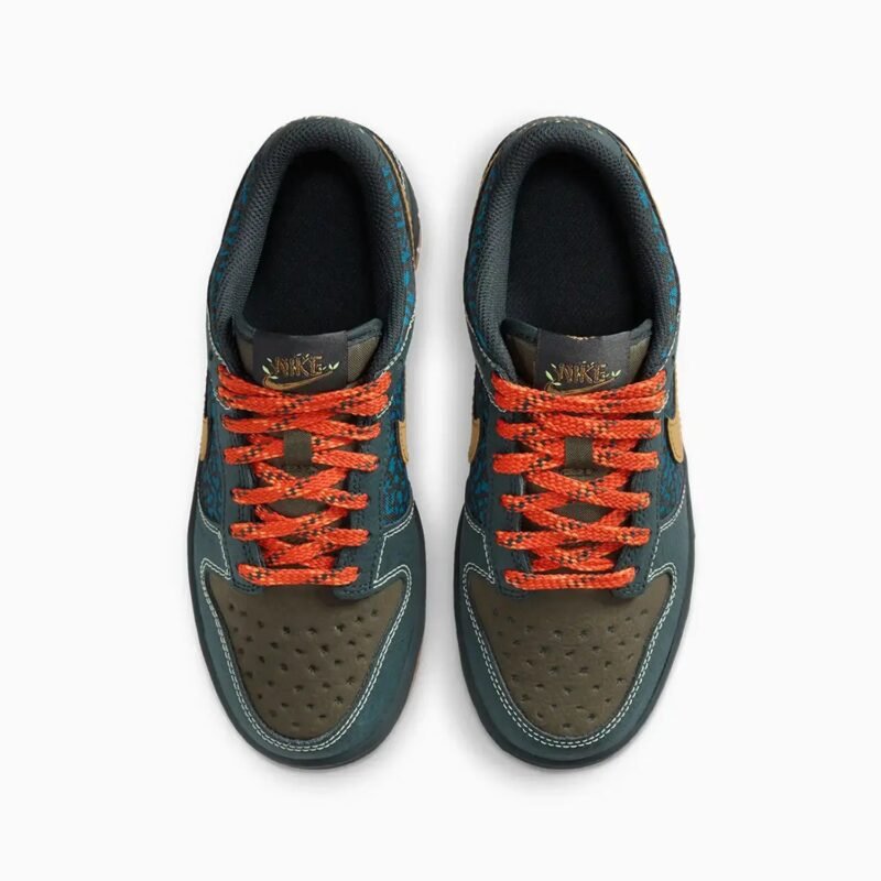 Kid's Dunk Low BG "Ochre Khaki" Grade School - Image 5
