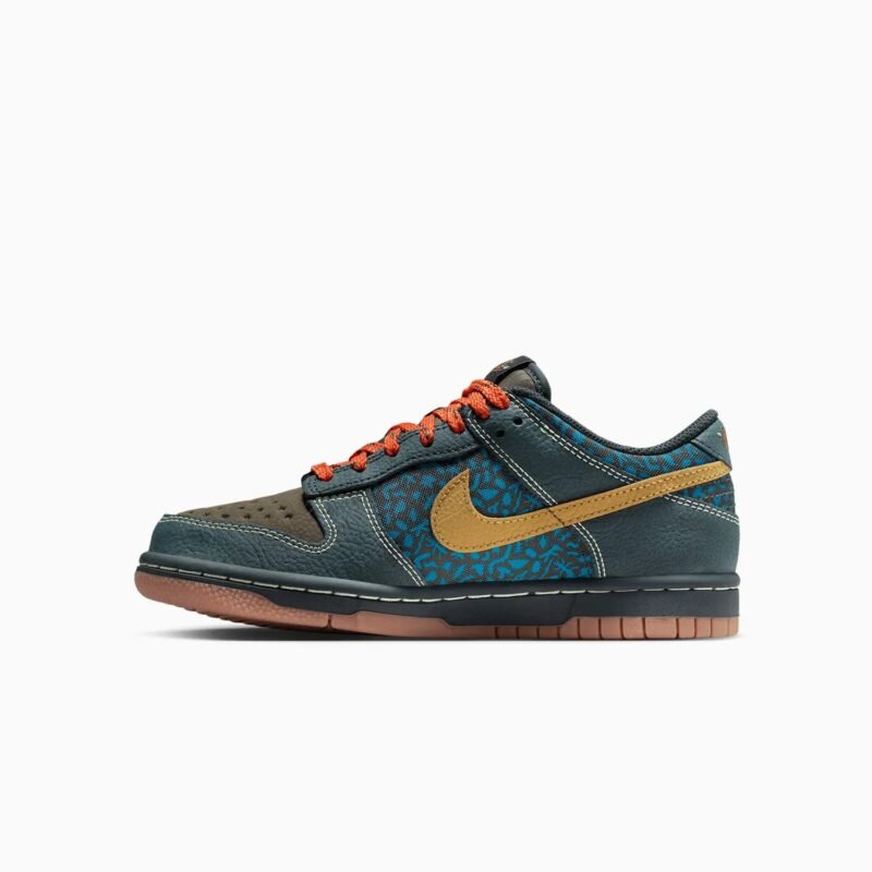 Kid's Dunk Low BG "Ochre Khaki" Grade School - Image 4