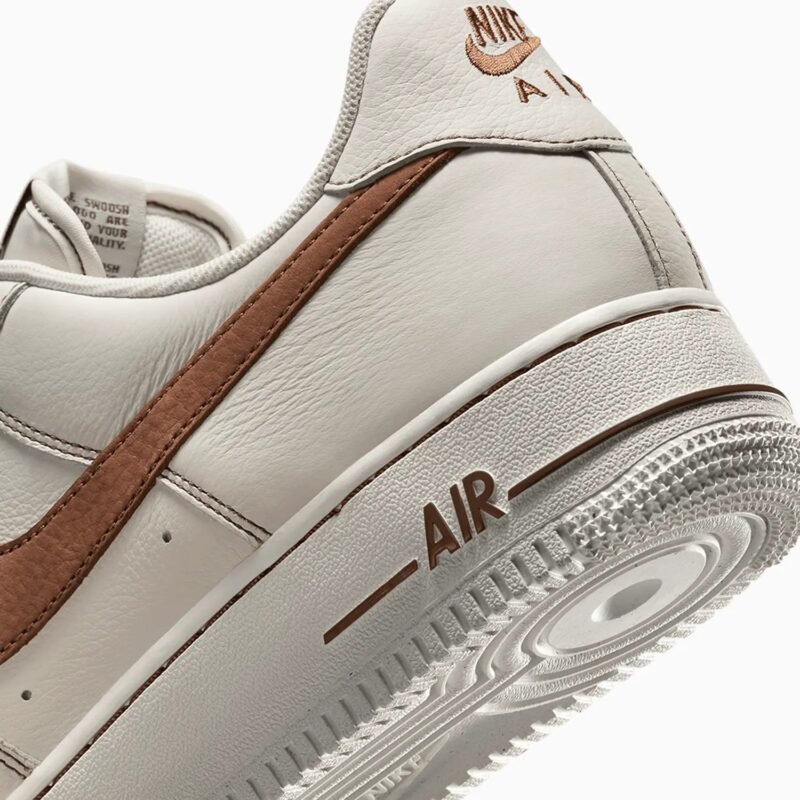 Men's Air Force 1 07 LV8 "Ivory Saddle Brown" - Image 8
