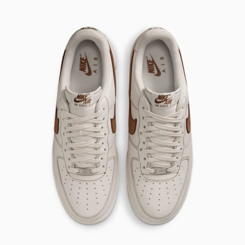 Men's Air Force 1 07 LV8 "Ivory Saddle Brown" - Image 5