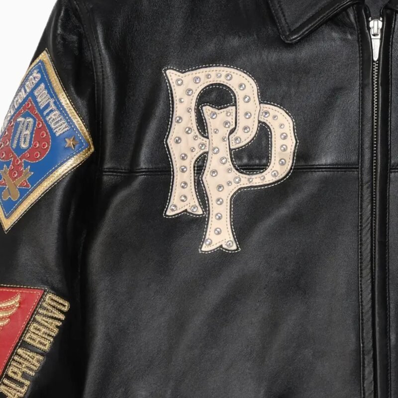 Men's American Bruiser Leather Jacket - Image 9