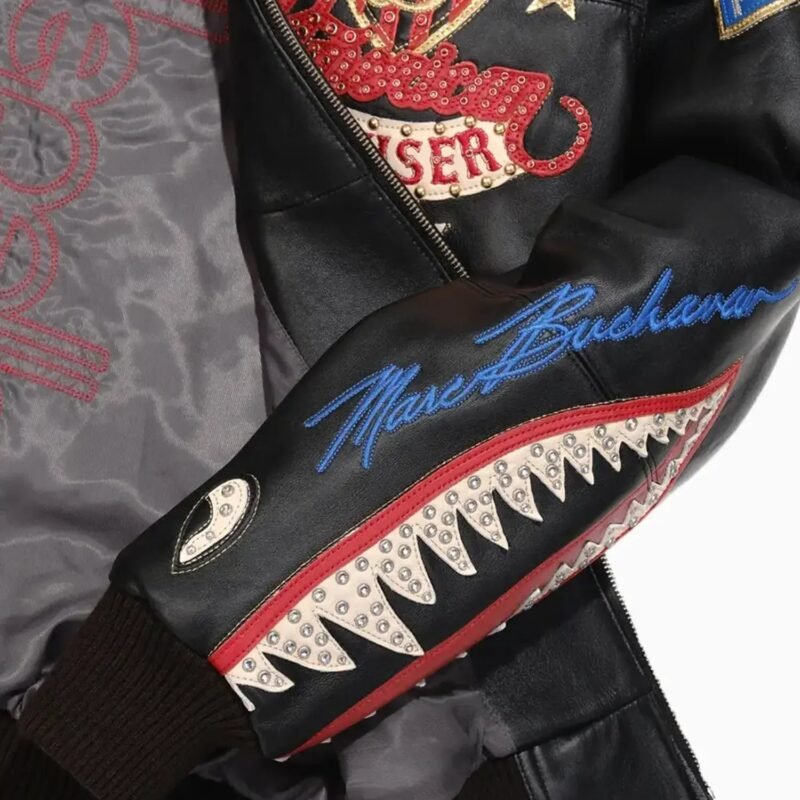 Men's American Bruiser Leather Jacket - Image 5