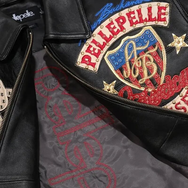 Men's American Bruiser Leather Jacket - Image 6