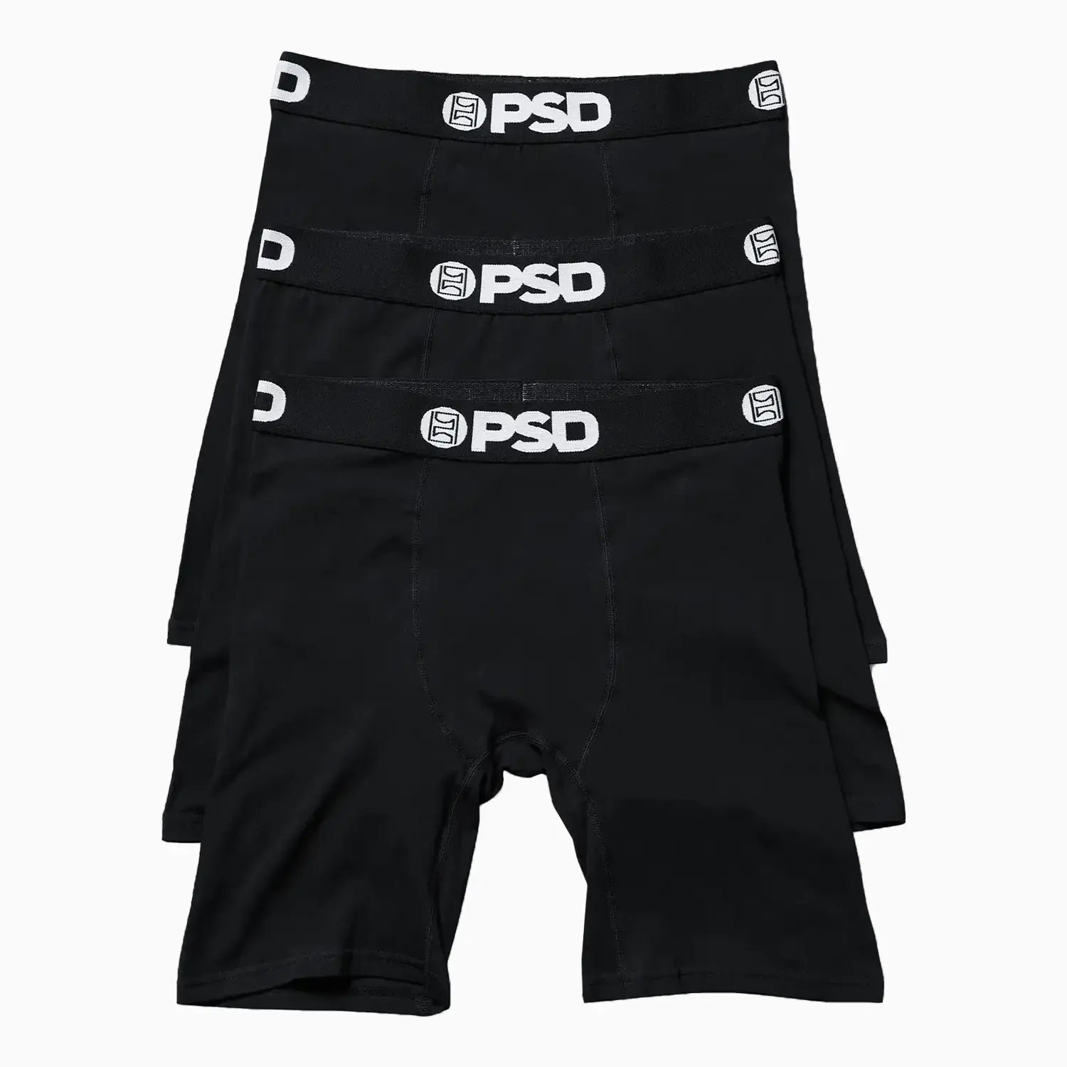 Men's Solids 3 Pack - Black Boxer - Image 4