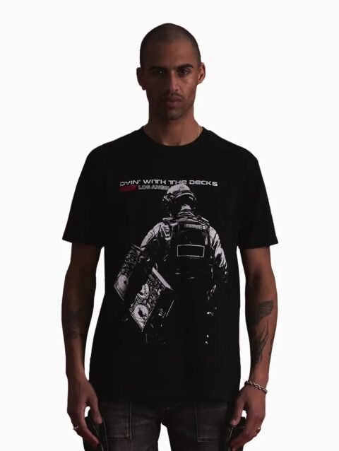 Men's Liam Black Deck T-Shirt