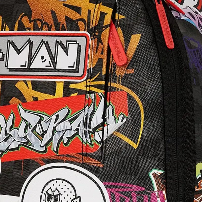 Pacman Leveled Up Art Backpack - Image 7