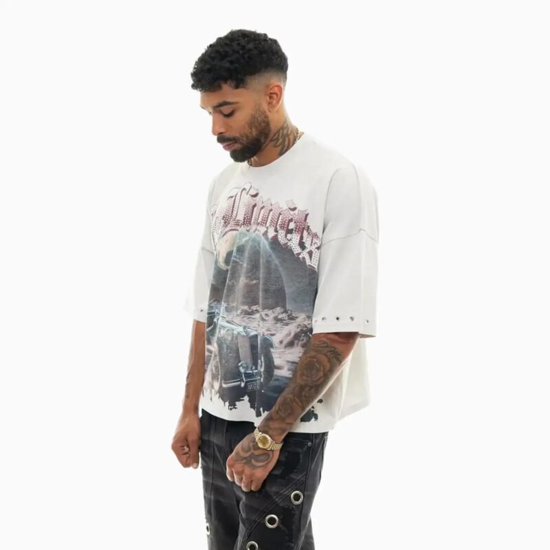 Men's Only Goals Oversized Graphic T-Shirt - Image 4
