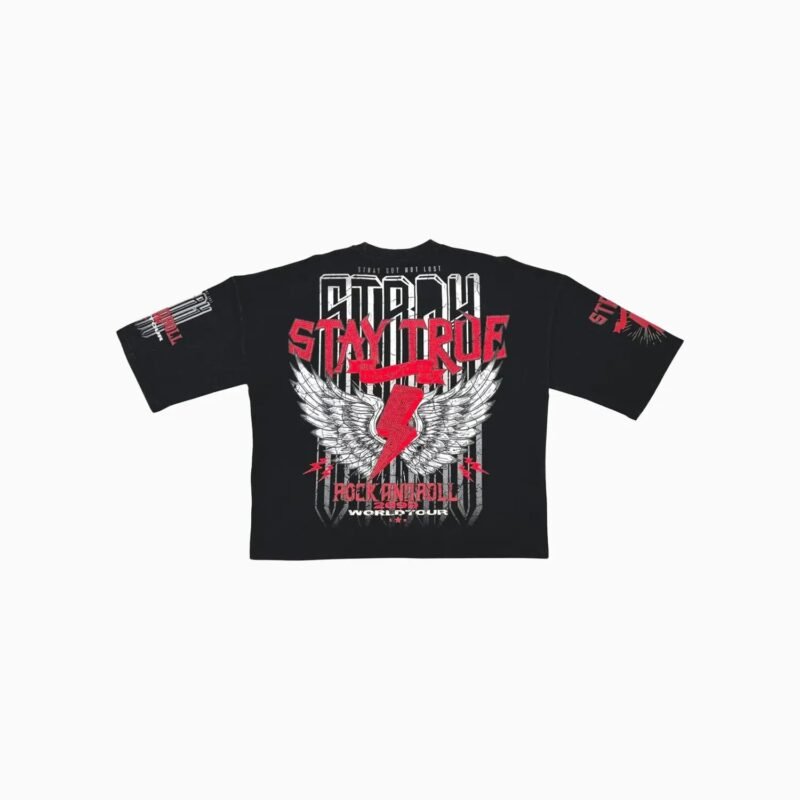 Men's Rock and Roller 2099 World Tour Oversized Graphic T-Shirt - Image 5