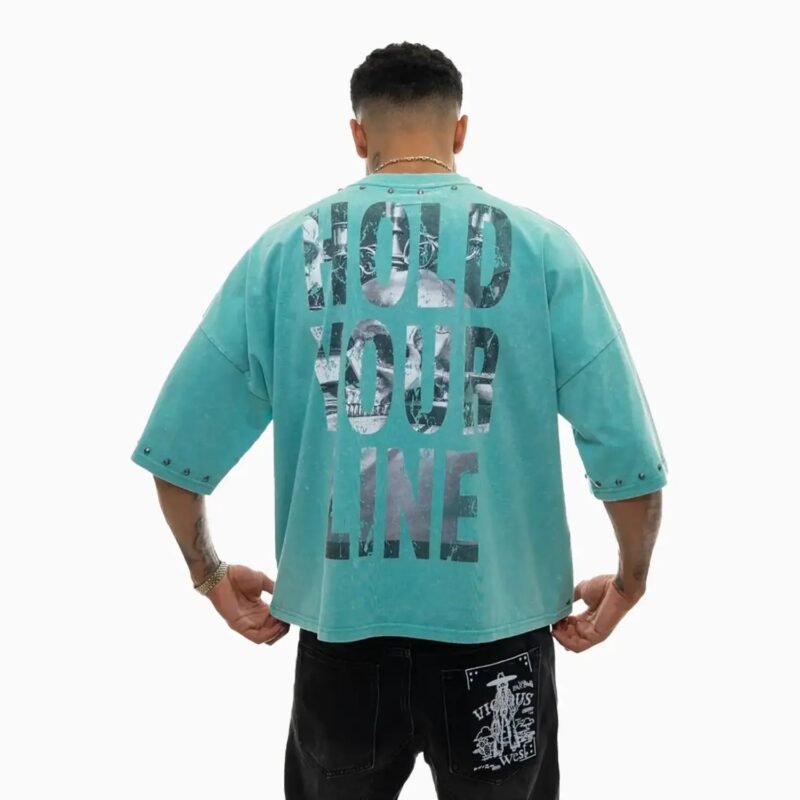 Men's Stand Proud Gothic Skull Graphic T-Shirt - Image 2