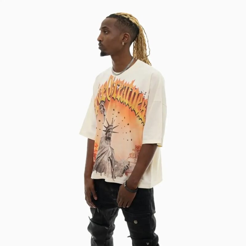 Men's Stand Proud Gothic Street Graphic T-Shirt - Image 3