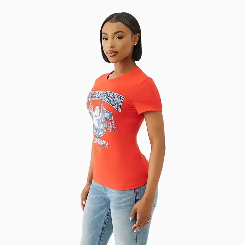 Women's Buddha Crystal Crew T-Shirt - Image 3