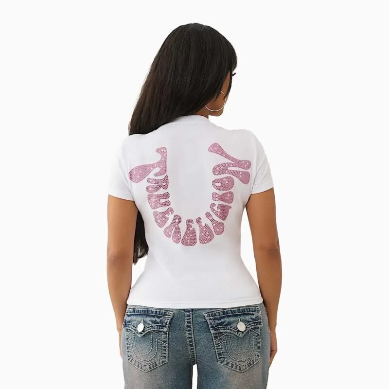 Women's Crystal Horseshoe T-Shirt - Image 2