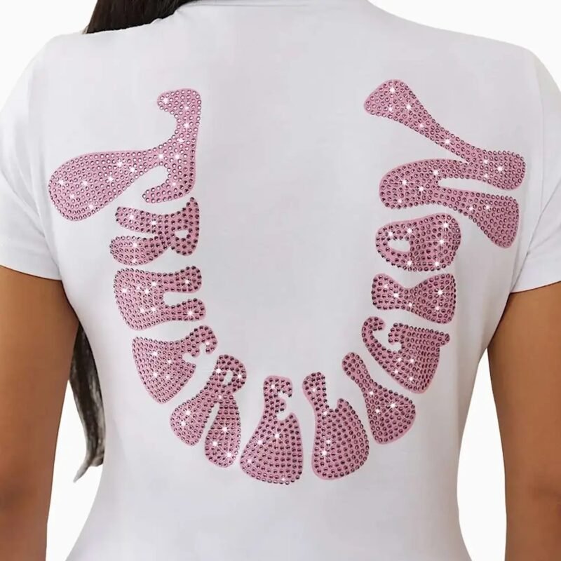 Women's Crystal Horseshoe T-Shirt - Image 3