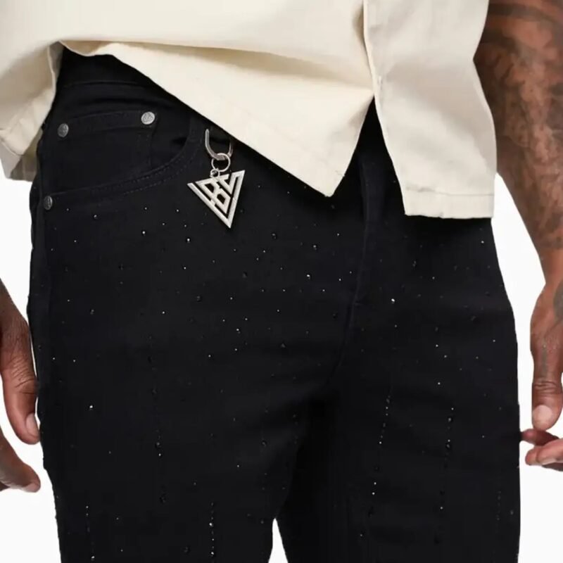 Men's HEATH Stacked Denim Skinny Pant - Image 4