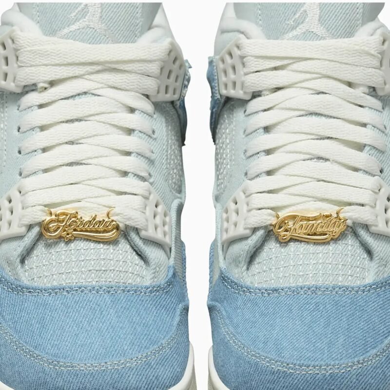 Women's Air Jordan 4 Retro Tex "Denim" - Image 7